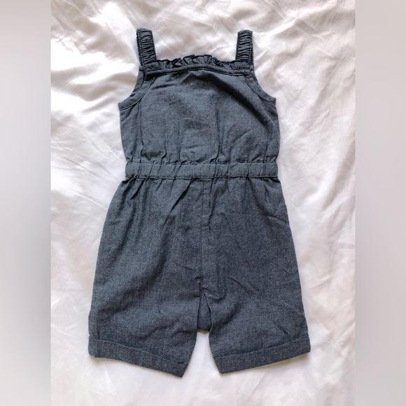 Jessica Simpson & Healthtex Denim Overalls, Jumpsuit, & Animal Print Onesies - Picture 4 of 9